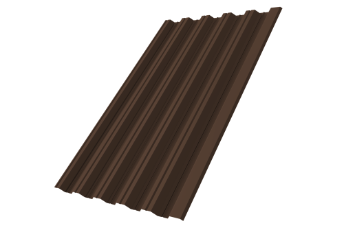 Профнастил HC35R Grand Line 0,5 Drap TX RAL 8017 шоколад