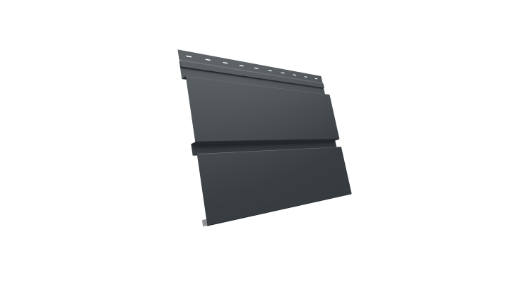 Квадро брус 0.5 Satin Мatt с пленкой RAL 7016 антрацитово-серый