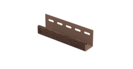 Планка J-trim Стоун-хаус Камень Жженый