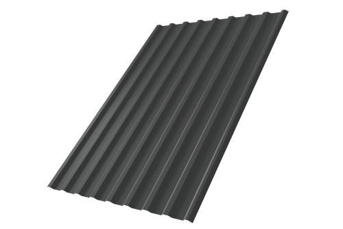 Профнастил С20R 0,5 Drap TX RAL 7016 антрацитово-серый