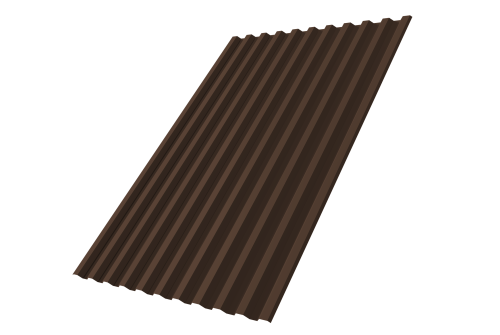 Профнастил С21R Grand Line 0,5 Atlas X RAL 8017 шоколад