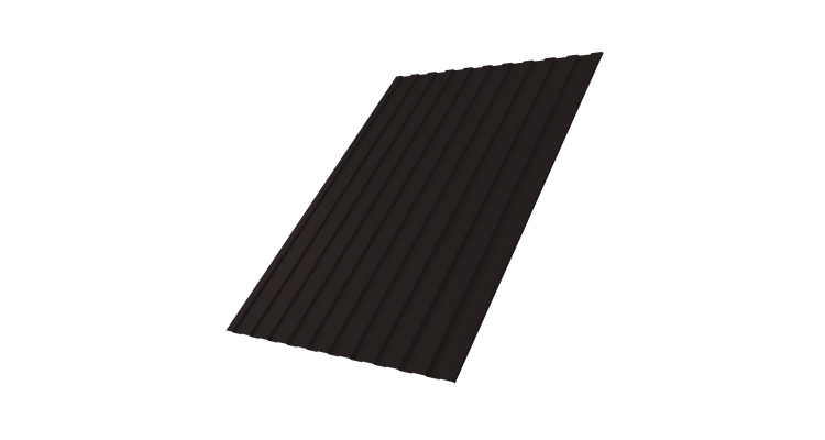 Профнастил С8A 0,5 Velur X RAL 9005 черный