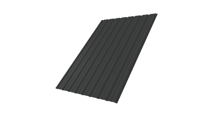 Профнастил С10B 0.45 Drap TR RAL 7016 антрацитово-серый