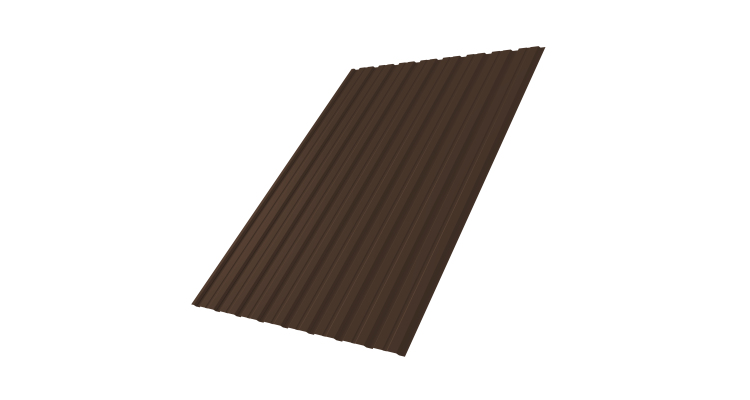 Профнастил С10B 0.5 Drap TX RAL 8017 шоколад