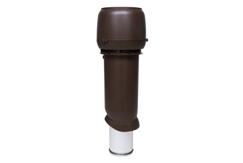 Выход вытяжки с колпаком 160/225/700/ИЗ коричневый