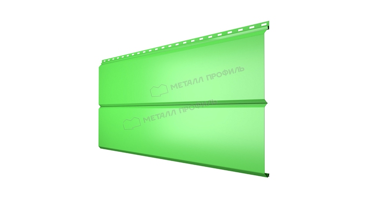 Сайдинг Металл Профиль Lбрус-XL-14х335 NormanMP (ПЭ-01-6018-0.5)