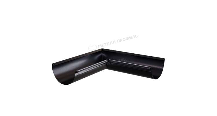 Угол желоба внутренний Металл Профиль PURMAN BLACK EDITION D125 RAL 9005