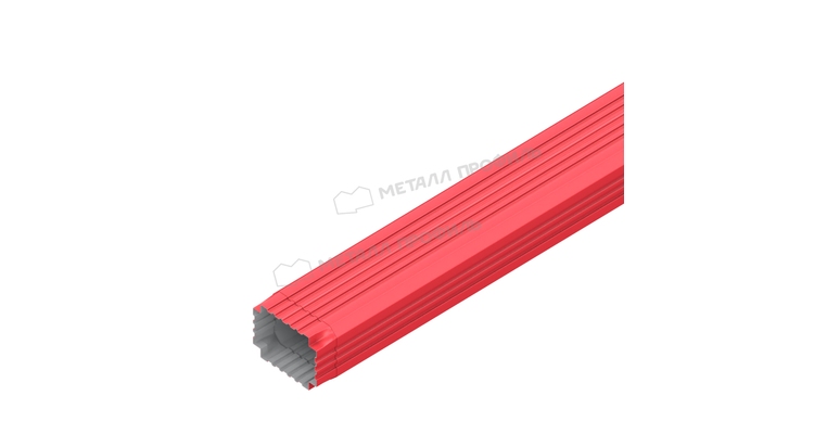 Труба водосточная Металл Профиль БЮДЖЕТ 76х102х3000 RAL 3011