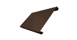 Ламель лицевая 200 забора жалюзи Texas 0.45 PE-Double с пленкой RAL 8017 шоколад