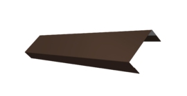 Ламель лицевая 50 забора жалюзи Texas 0.45 PE с пленкой RAL 8017 шоколад