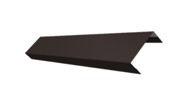 Ламель обратная 50 забора жалюзи Texas 0.45 PE-Double с пленкой RR 32 темно-коричневый