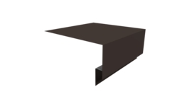 Планка околооконная сложная Экобрус Grand Line 200х75х25 0,45 PE с пленкой RR 32 темно-коричневый (2м)