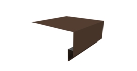 Планка околооконная сложная Экобрус Grand Line 200х75х25 0,5 Drap TX RAL 8017 шоколад (3м)