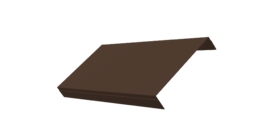 Ламель обратная 150 забора жалюзи Texas 0.5 PurLite Matt с пленкой RAL 8017 шоколад