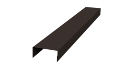 Крышка 30х20 жалюзи Texas 0,5 Satin Matt RR 32 темно-коричневый (3м)