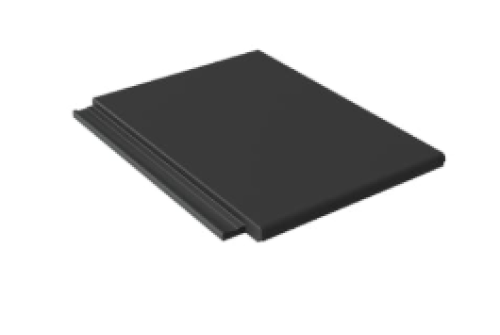 Рядная черепица Braas Тегалит черный