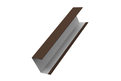 Крышка жалюзи Milan,Tokyo 0,45 Drap RAL 8017 шоколад (2м)
