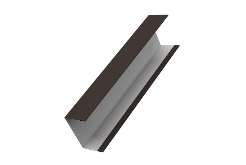 Крышка жалюзи Milan, Tokyo для калиток, ворот 0,5 Drap RR 32 темно-коричневый (2м)