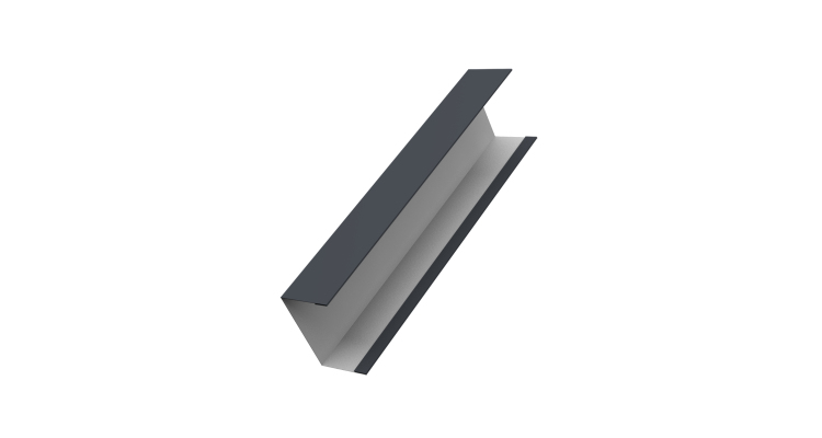 Крышка жалюзи Milan, Tokyo для калиток, ворот 0,5 Drap RAL 7024 мокрый асфальт (3м)